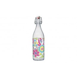 BOTELLA CRISTAL DECORADA