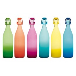 BOTELLA CRISTAL DECORADA