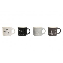 TAZA PORCELANA DECORADA...