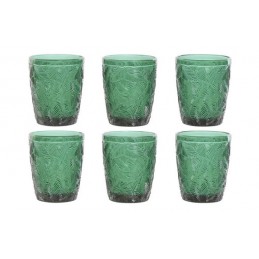 VASO RUSTICO GRABADO HOJAS...