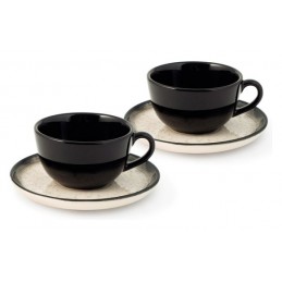 TAZA TE CON PLATO STONEWARE...