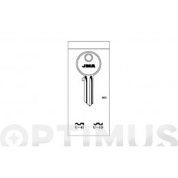 LLAVE ACERO U-4D