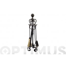 JUEGO CHIMENEA 70 CM 4 PZAS...