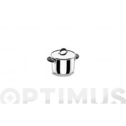 OLLA RECTA CON TAPA INOX...