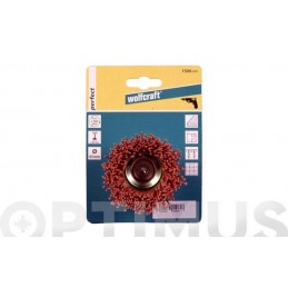CEPILLO COPA NILON ROJO  65 MM