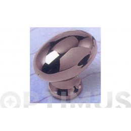 POMO METALICO NIQUEL CEPILLADO