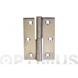 PERNIO INOX CANTO RECTO...