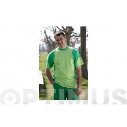 CAMISETA ALGODON VERDE...