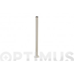 POSTE TUBO ALUMINIO CON PIE...