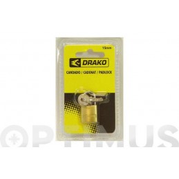 CANDADO LATON BLISTER DRAKO...