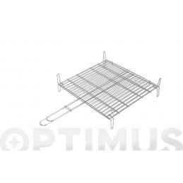 PARRILLA DOBLE INOX 18/8...